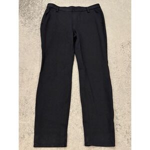 Kit and Ace Mens Technical Trousers Navy Blue Straight Leg Pants 34x31